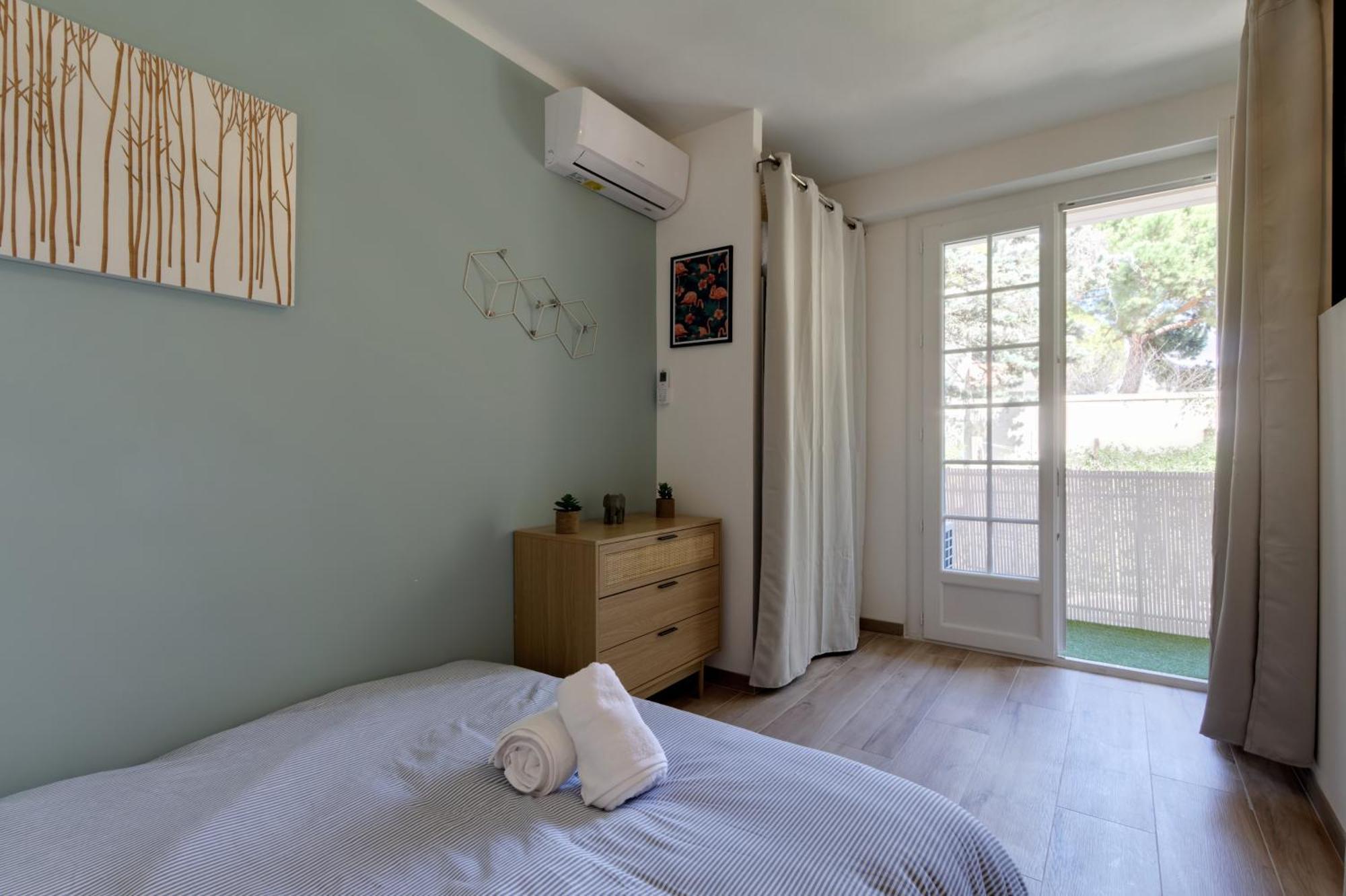 016- T2 Tropisme, Appart 1 Chambre,Clim,Wifi,Parking Montpellier Exterior photo