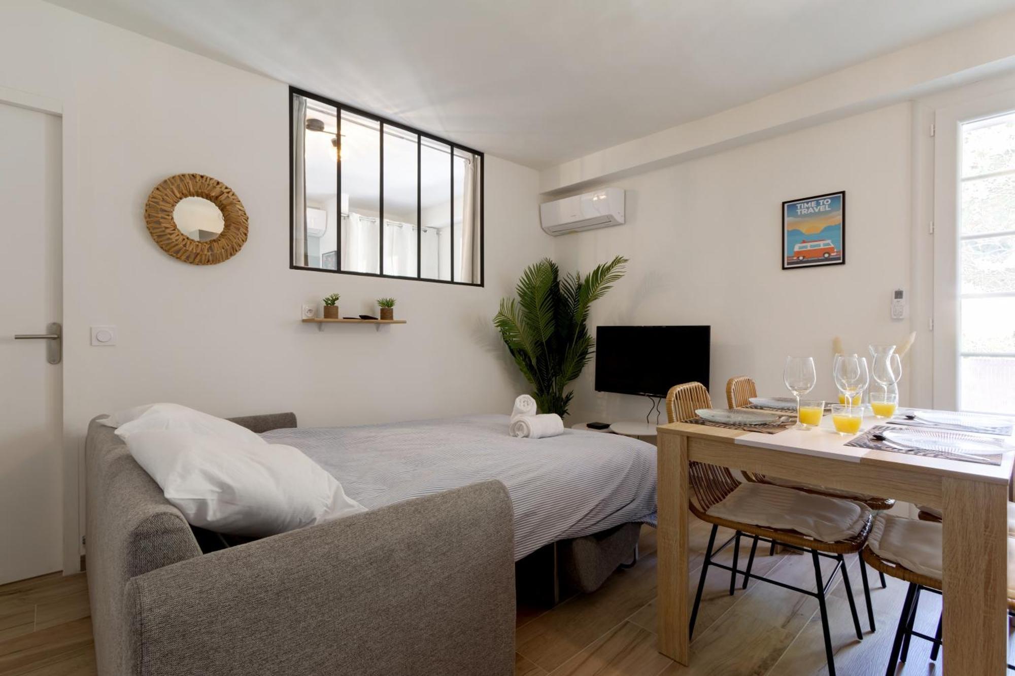 016- T2 Tropisme, Appart 1 Chambre,Clim,Wifi,Parking Montpellier Exterior photo